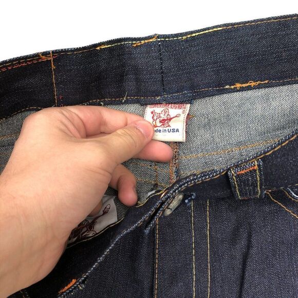 True Religion Embroidered Jeans Size 34 JOEY - Picture 10 of 10